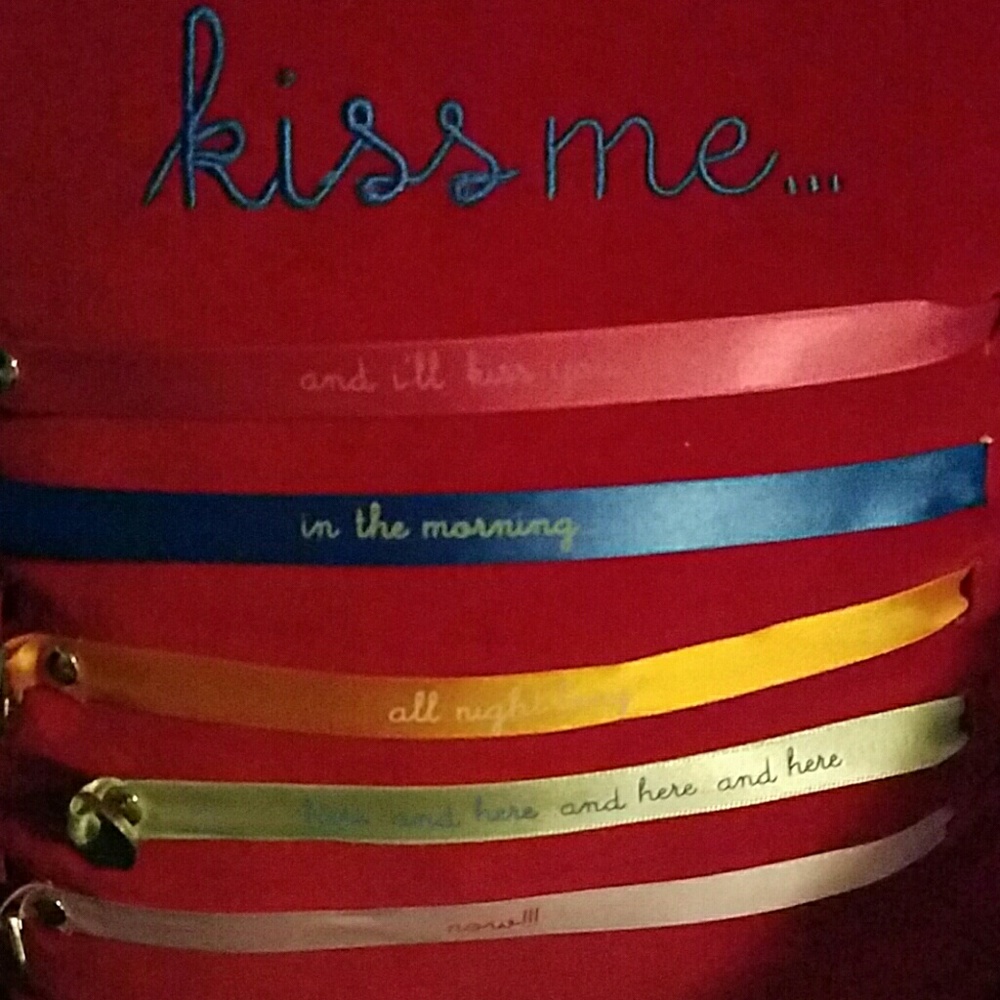 Victoria's Secret conversation pillow